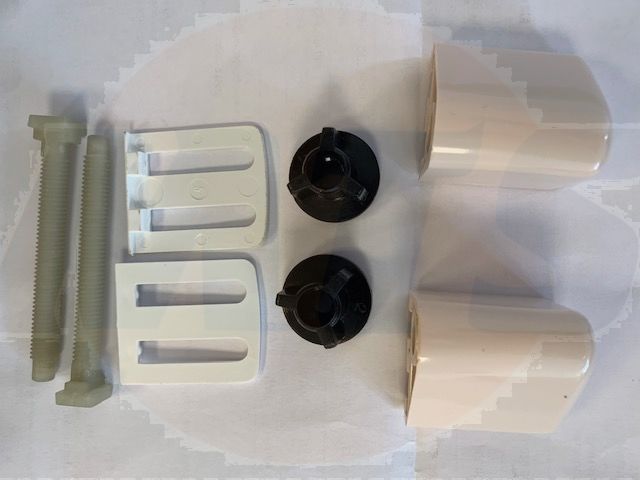 Armitage Shanks Bakasan seat hinges SV16701 in Pergamon