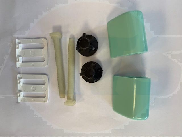 Armitage Shanks Bakasan seat hinges SV16701 in Turquoise