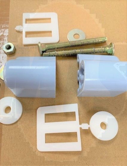 Armitage Shanks Toilet seat Hinges  Celmac Hinges in Green SV16701 corn Flower