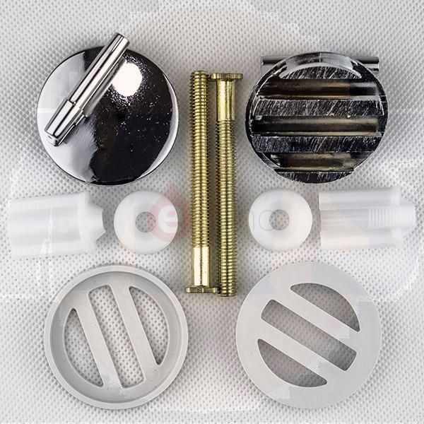 Attaching toilet seats with metal Sanit 01.297.01 