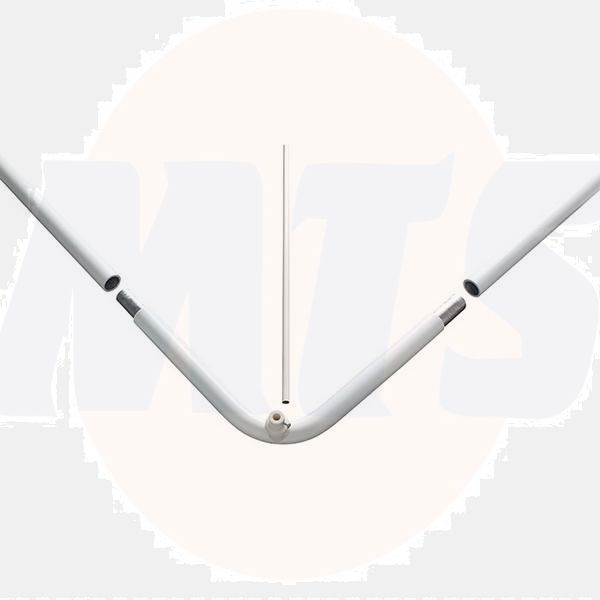 Twy AV6814WH Avalon Shower Curtain Rail