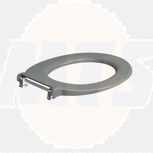 Twy AV7886GY Avalon/Sola Toilet Seat Ring Grey