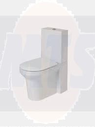 Azzurra Thin 56 Soft Close Toilet Seat & Cover White THI1856