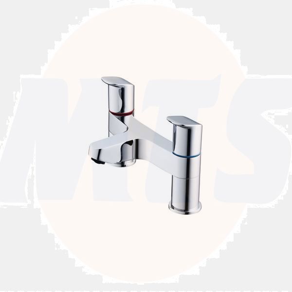 Ideal Standard  Ceraflex two hole deck mounted dual control bath filler  B1824AA