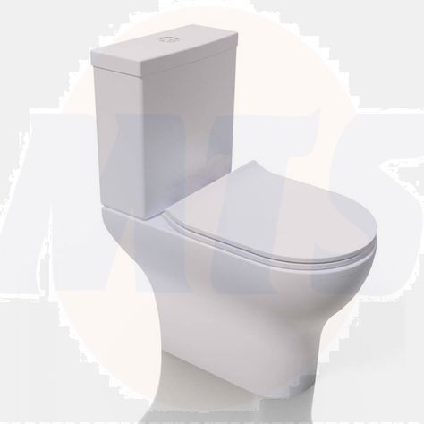 B & Q Solare  Toilet with Soft close Hinges Seat