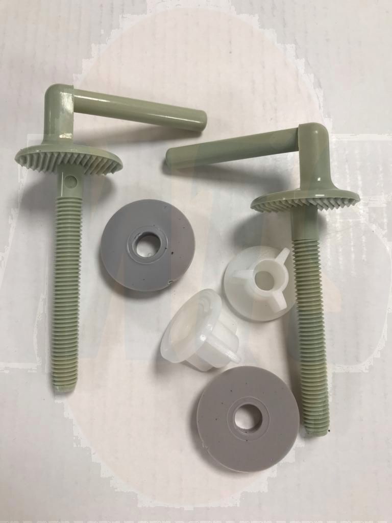 TWYFORDS JUPITER  AND RHAPSODY- VENUS/VERONA TOILET SEAT HINGE PACK MINTY GREEN NOT RETURNABLE