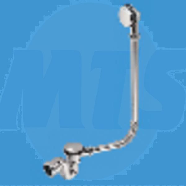 McAlpine BRASSTRAP-25-CP Bath Trap Waste & O/flow