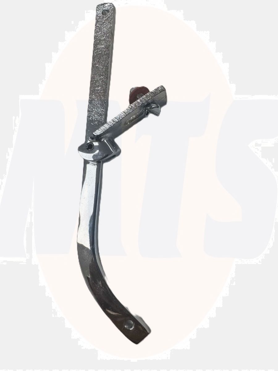 Bright Chrome Fulcrum Lever Arm 210mm with metal bracket high-level toilet