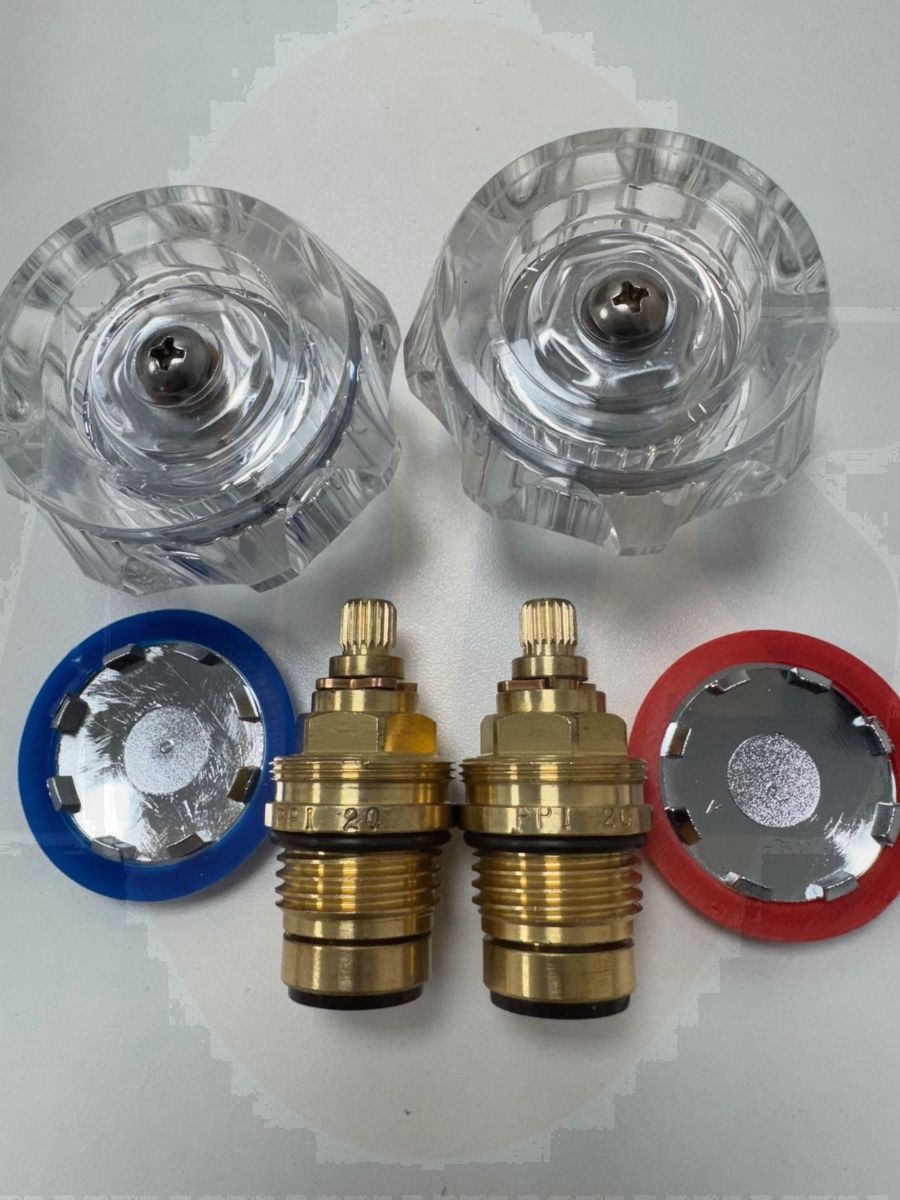 Bristan Basin R 1/​2 AC Tap Reviver Cartridges ONLY NO Acrylic Handles (Hot & Cold Side) 1/2 Sold as pair A05108BBC