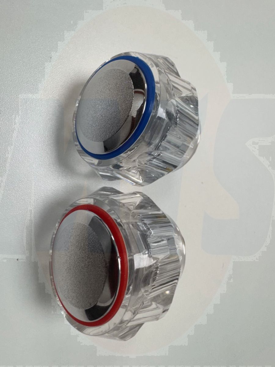 Bristan Basin R 1/​2 AC Tap Reviver Acrylic HANDLES ONLY NO CARTRIDGES  (Hot & Cold Side) 1/2 Sold as pair A0510HANDLE