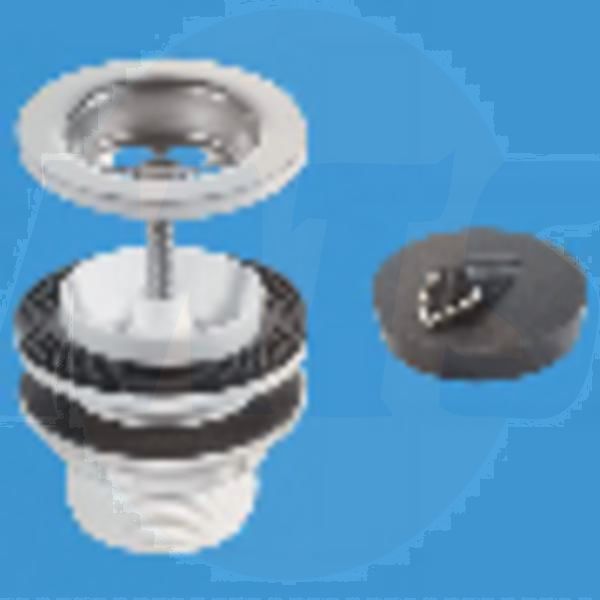 McAlpine BSW11P 1.1/4in Centrepin Basin Waste/plug