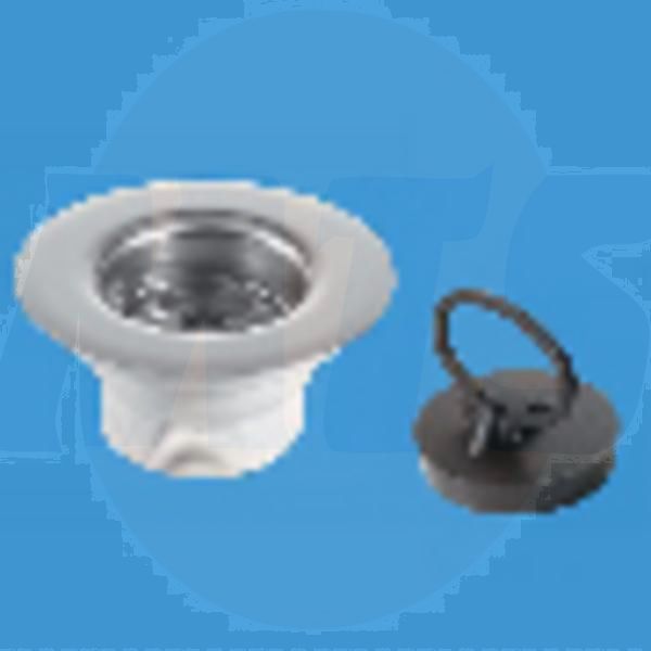 McAlpine BSW6PR 1.1/2in Centrepin Sink Wst h Plug