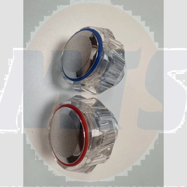 Bristan Basin R AC Tap Reviver Acrylic HANDLES ONLY NO CARTRIDGES  (Hot & Cold Side) 3/4 Sold as pair C58060HANDLE