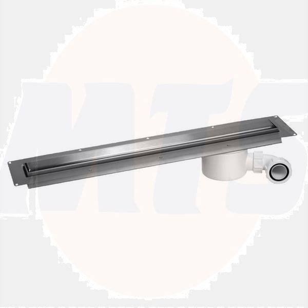 McAlpine CD800-O-B Channel Drain (brushed slim)