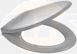 Celmac 20120351 Melody Seat Top Fixing Stainless Steel Hinge Lock+