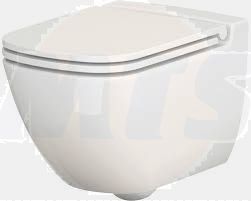 CERSANIT CASPIA SLIM DUROPLAST SOFT-CLOSE AND EASY-OFF TOILET SEAT K98-0145