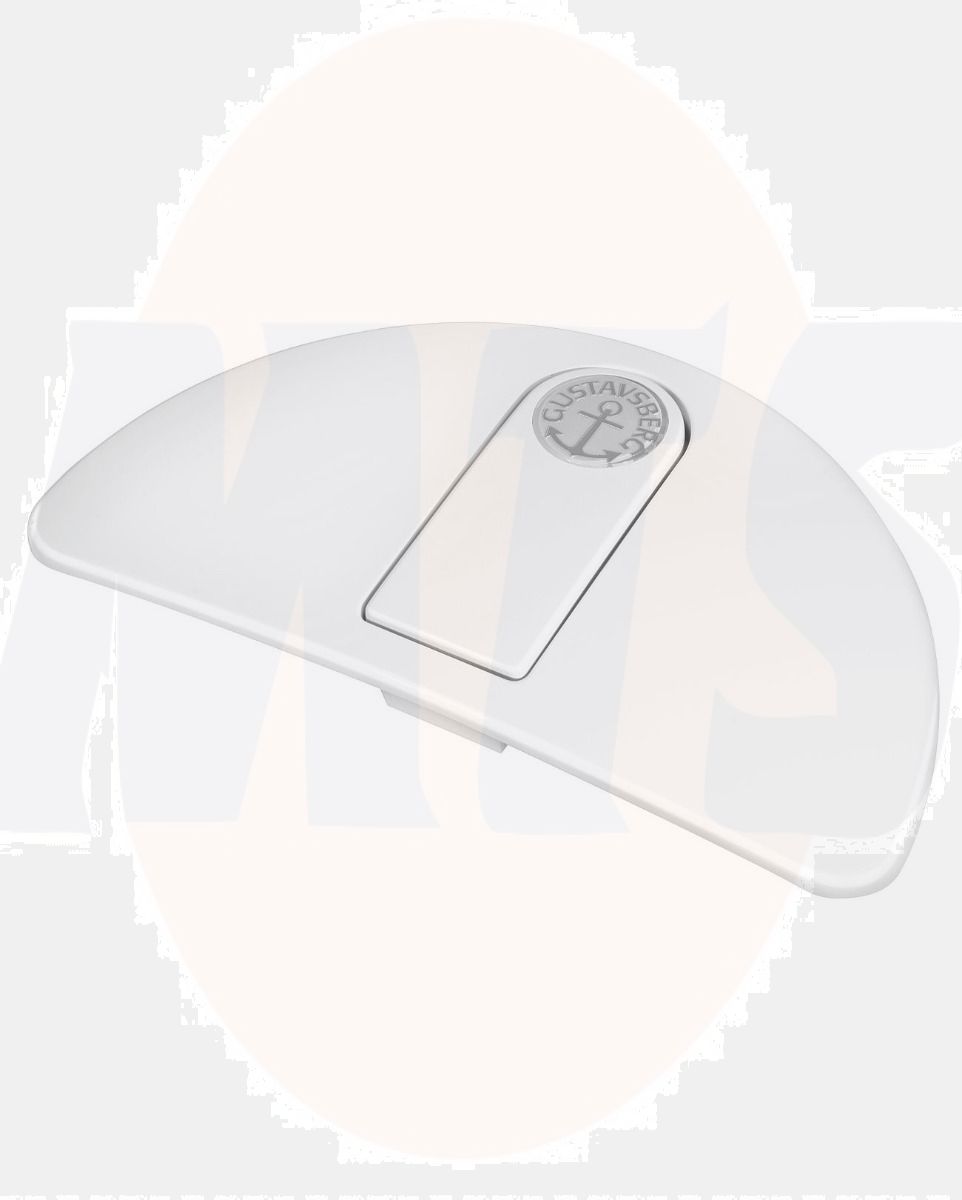 Cistern cover with flush button