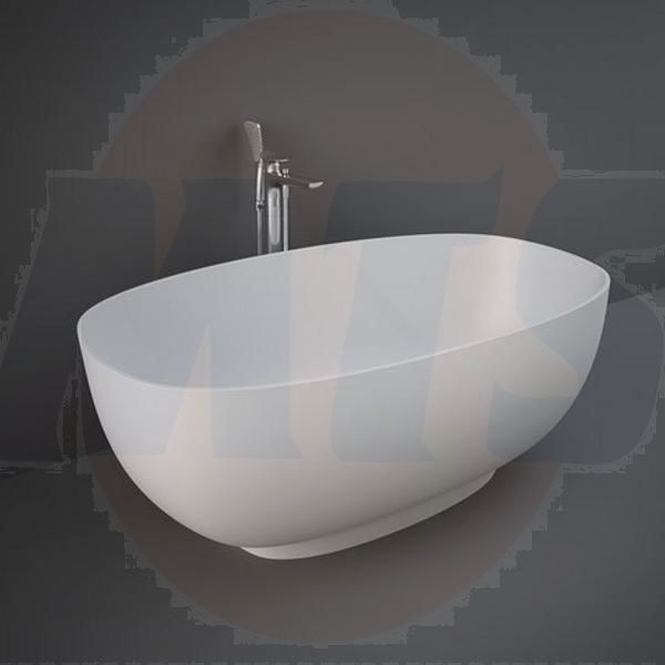 RAK Cloud Freestanding Bath Tub In White CLOBT14075500 Bathroomsuites