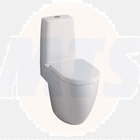 Close coupled cistern & fittings,
dual flush 6/4L, BSIO, push button 3D2396WH