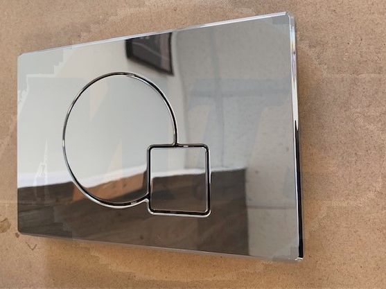 Concealed Cistern Chrome Flush Plate for lav 200.1.2