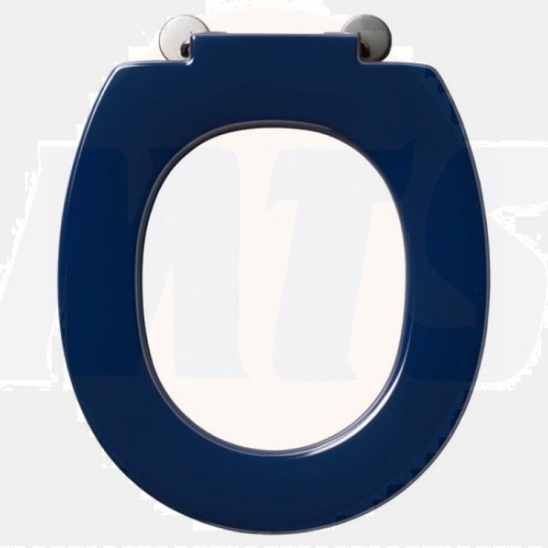 Armitage Shanks Contour 21 standard toilet seat with retaining buffers - no cover - top fixing hinges  S406636  /  50178303821