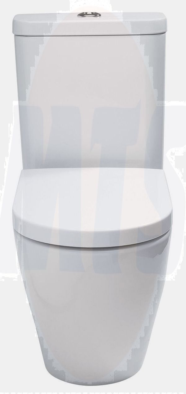 Cook & Lewis Alexas Contemporary Back-To-Wall Close-Coupled Toilet Seat with Hinges