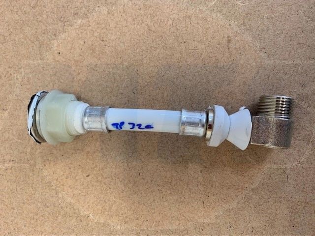 Creavit ZMN011.15 Zero Type Metal Tipped Bidet Tube  Bar with Flexible Hose