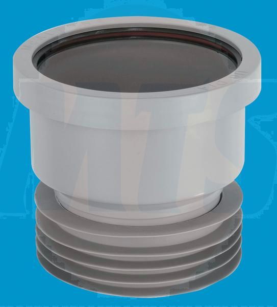 McAlpine DC1GR-OS Gry Drain Con O/Set 4in/100mm{10