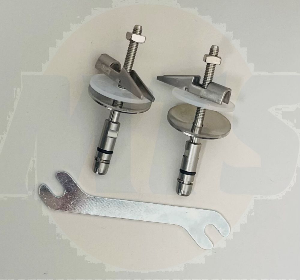 Pressalit Universal hinge DE4999 stainless steel 