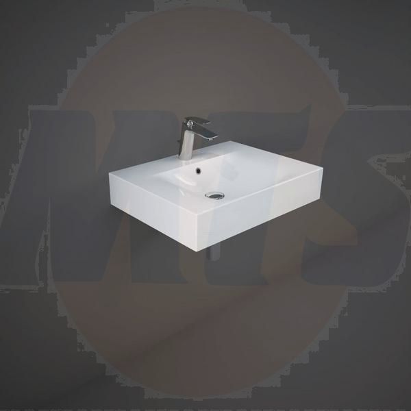 RAK Des 61cm Basin 1th DESWB06101AWHA Bathroomsuites