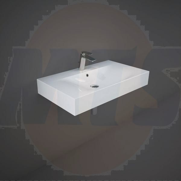 RAK Des 81cm Basin 1th DESWB08101AWHA Bathroomsuites