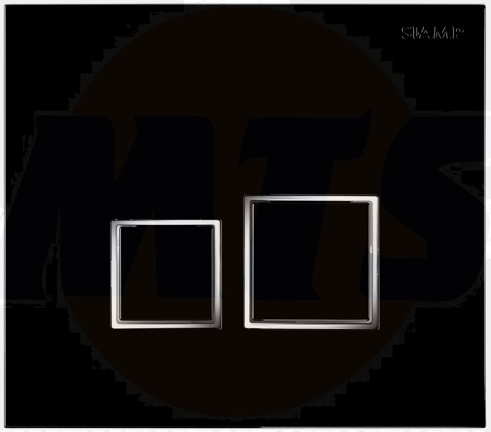 Siamp Square Black Square Flushplate 31204110