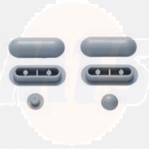 Diaqua Levanzo 31165896 Toilet Seat buffer set