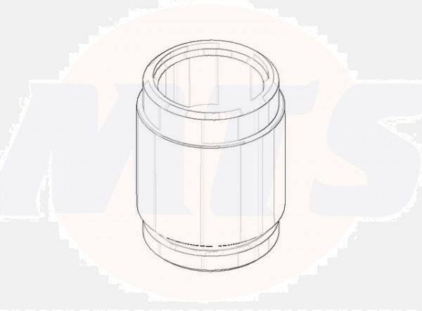 Dornbracht connection nipple shower ex. Spare parts 092403145 chrome, 092403145-00 