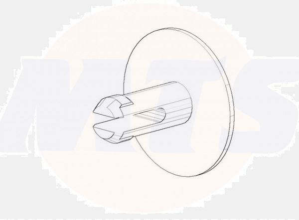 Dornbracht decorative cap spare parts 093120049 chrome, 093120049-00