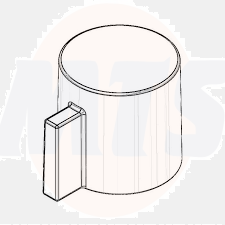 Dornbracht handle D40 mm Therm. 092067006-33 matt black