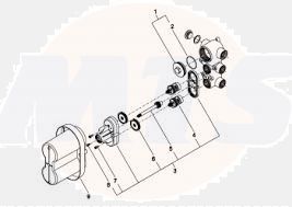 Dornbracht hood thermostat spare parts 091111006, 09111100690