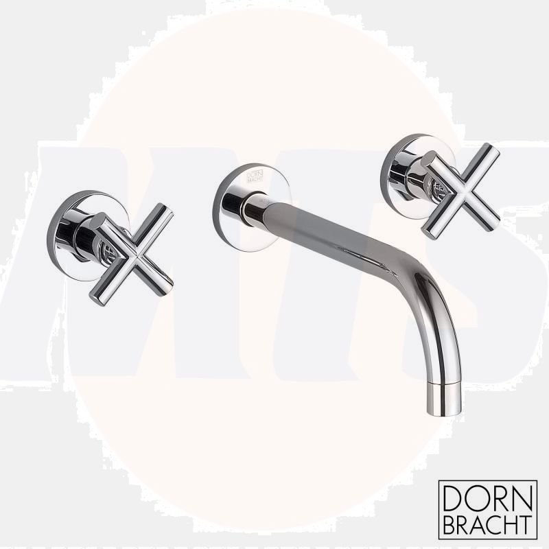 Dornbracht Tara wall mounted basin mixer projection 240 mm chrome