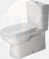Duravit Duraplus seat and cover, elongated  For floor standing toilet #010201 Soft Closing 0068490000