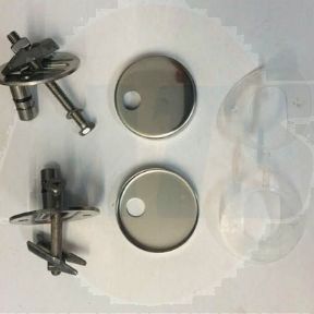 Duravit Darling New Soft-Close Toilet Seat Hinge Set 0061631000 C4302Gh 408012
