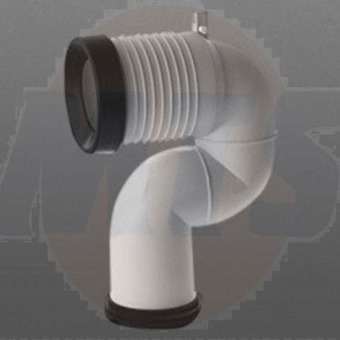 Duravit Starck Me by Vario drain bend 8990250006 vertically for disposal