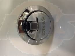 Duravit 0074601000 Dual flush push button Chrome 0074601000