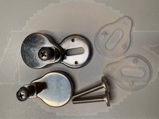 Duravit Caro slow closing Seat Hinges