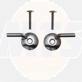 DURAVIT STARCK - PAIR OF HINGES FOR TOILET SEAT STANDARD CLOSE 0061121000
4021534244834
