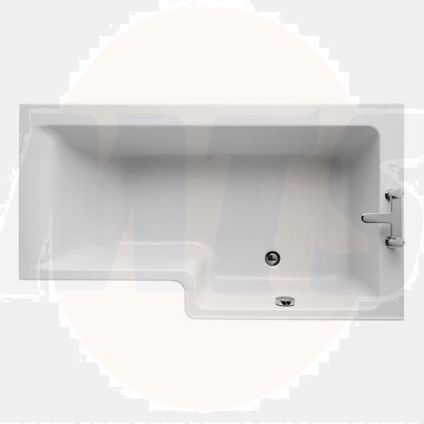 Ideal Standard  Concept 150 x 70cm Square Shower Bath, right hand - no tapholes  E049401