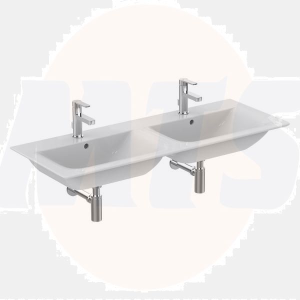 Ideal Standard Spares Concept Air 124cm Double Vanity basin - one taphole -E075101