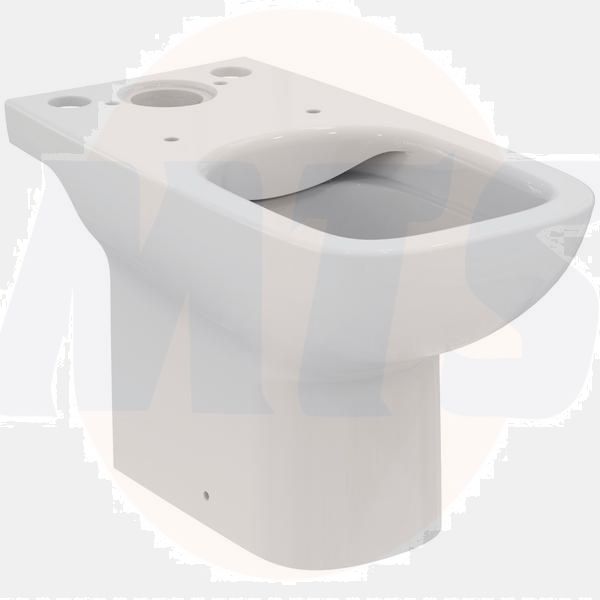 Ideal Standard  Ideal Standard i.life A close coupled wc bowl with horizontal outlet and rimls+ technology  E247501