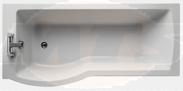 Ideal Standard  Tempo Arc 170cm Shower bath - Right hand - no tapholes  E256701