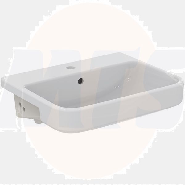 Ideal Standard  Ideal Standard i.life B 55cm semi-countertop washbasin, 1 taphole   E260401