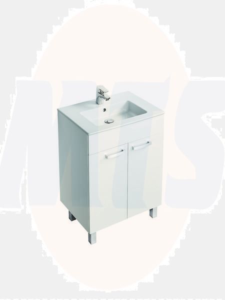 Ideal Standard  Tempo 600mm vanity unit with 2 doors and legs - Gloss White  E3239WG